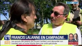 "Carton jaune au système": Francis Lalanne en campagne pour la liste "Alliance Jaune"