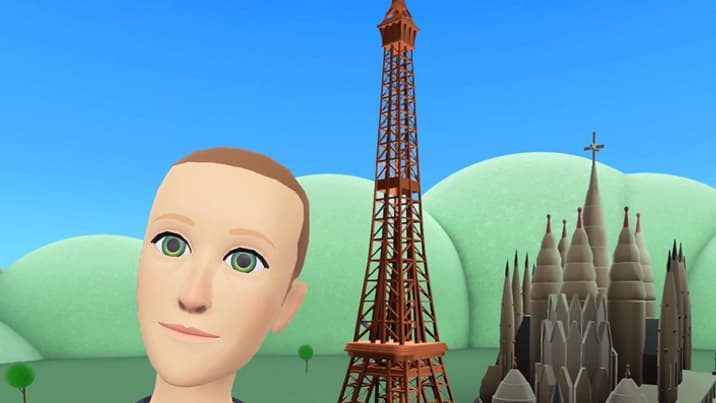 Mark Zuckerberg dans Horizon Worlds