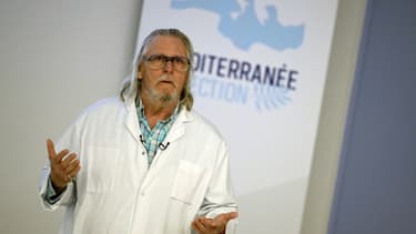 Didier Raoult à l'IHU de Marseille, le 30 mars 2022