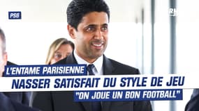 PSG : "On joue un bon football", Al-Khelaïfi satisfait du style de jeu