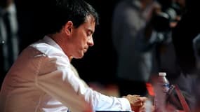 Le Premier ministre Manuel Valls à Poitiers le 6 juin 2015