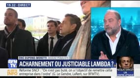 La garde à vue de Sarkozy choisie "pour ce qu'elle représente d'incriminant?", s'interroge Dupond-Moretti