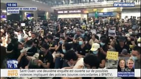 Hong Kong: les milliers de manifestants qui bloquent l'aéroport chantent "À la volonté du peuple" de Michel Sardou en anglais