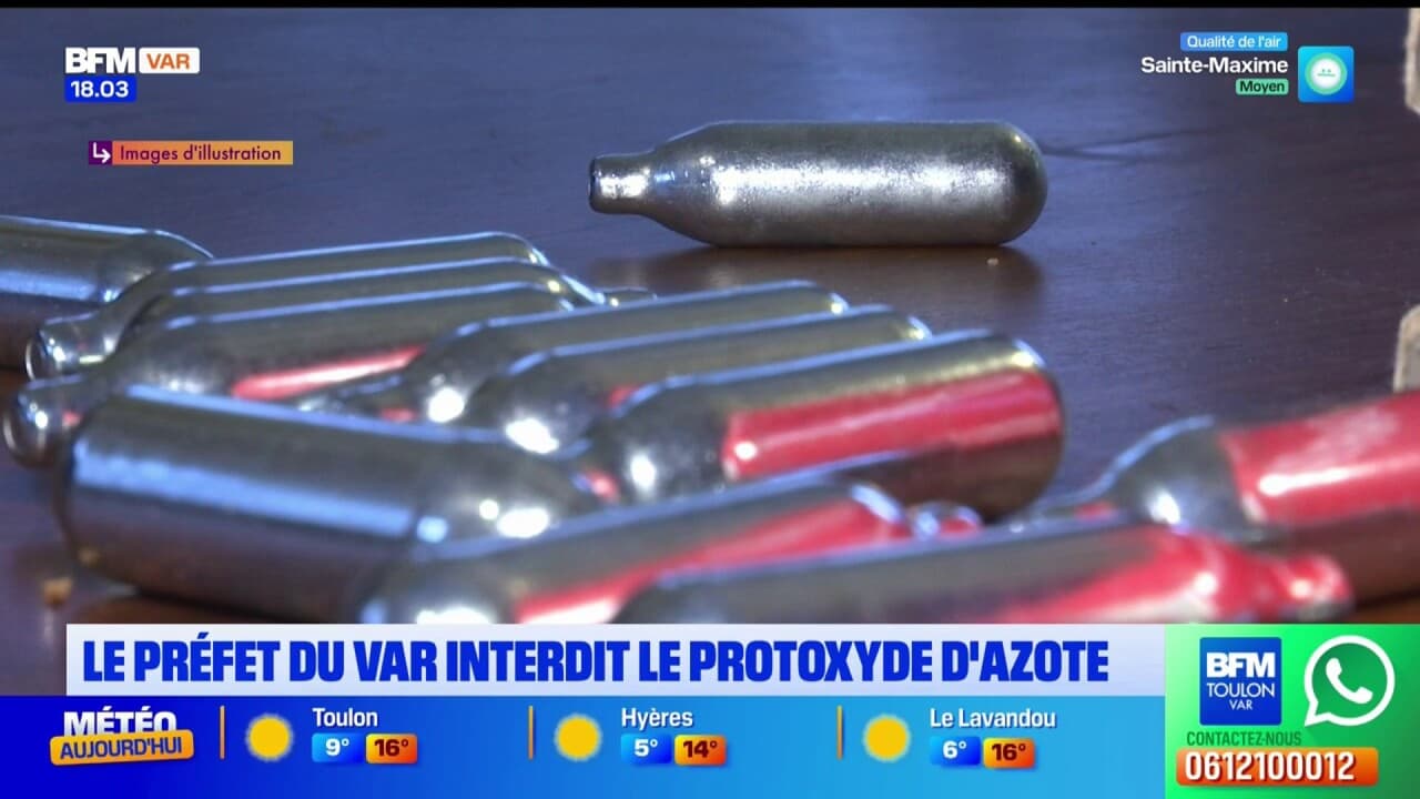Var : interdiction de détenir, transporter ou consommer du protoxyde d ...