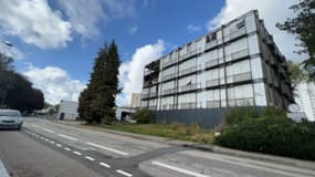 Un immeuble "Verre et Acier" à Rouen le 4 octobre 2023.