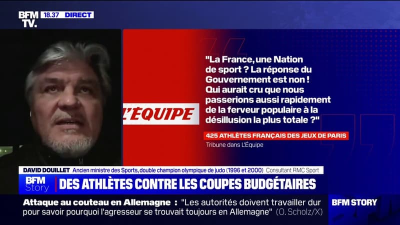 Budget des Sports: David Douillet trouve 