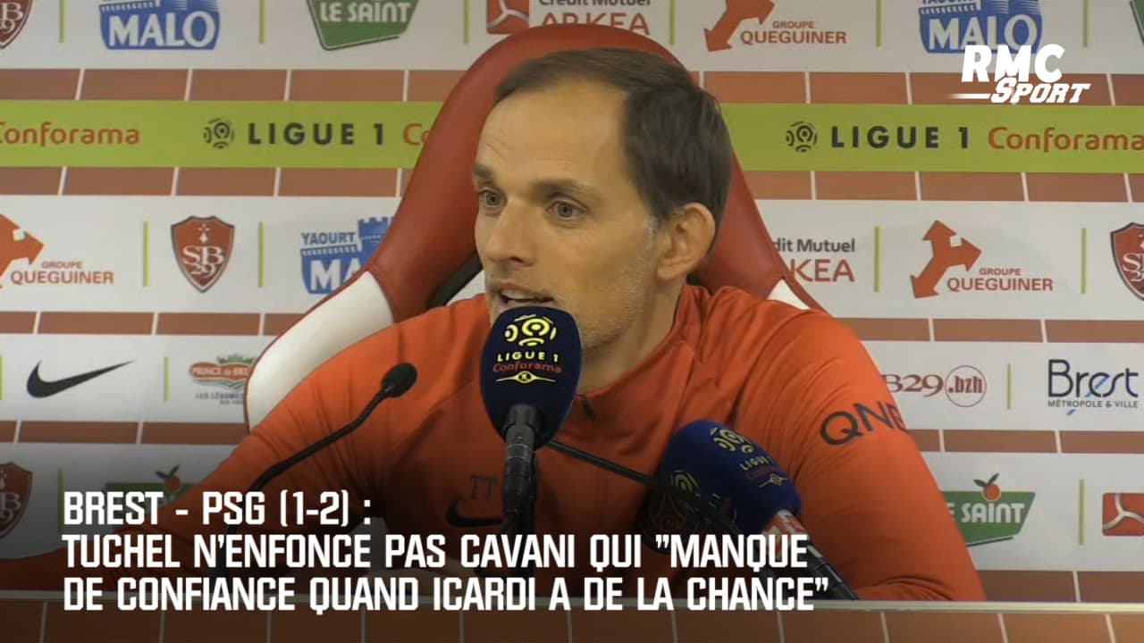 Brest Psg 1 2 Tuchel Nenfonce Pas Cavani En Manque De Confiance Alors Que Icardi A De La 