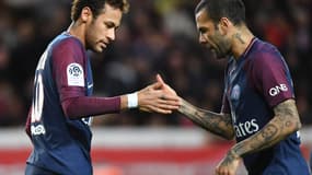 Neymar et Dani Alves