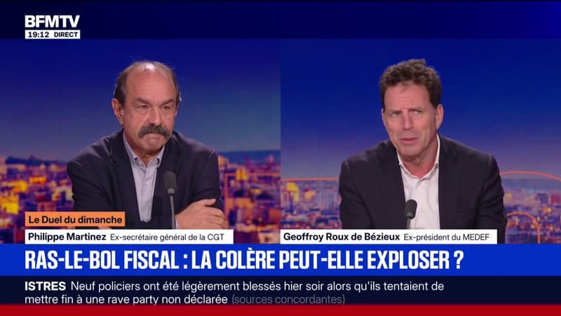 Geoffroy Roux de Bézieux, ex-président du Medef, estime qu'il y a un problème de "consentement à l'impôt"