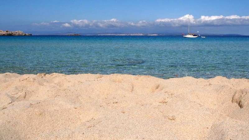 Une plage de Sardaigne au sud de l'île