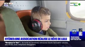 Hyères: Lucien, 7 ans, a pu réaliser son rêve: voler à bord d'un hélicoptère