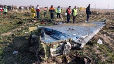 Débris du Boeing en Iran