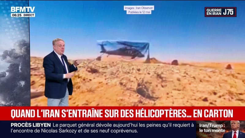 LE BRIEF DU GÉNÉRAL - Quand l'Iran s'entraîne sur des hélicoptères en carton