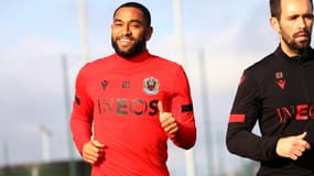 Jordan Amavi à l'entraînement avec Nice 