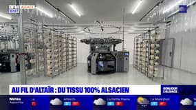 Strasbourg: l'entreprise Au fil d'Altaïr inaugure son atelier de bonneterie