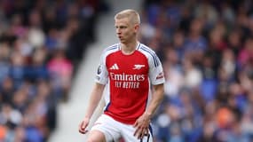Oleksandr Zinchenko avec Arsenal contre Ipswich, le 20 avril 2025.