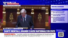 Sécurité: "Nous allons généraliser la méthode expérimentée pendant les Jeux olympiques", explique Michel Barnier lors de son discours de politique générale
