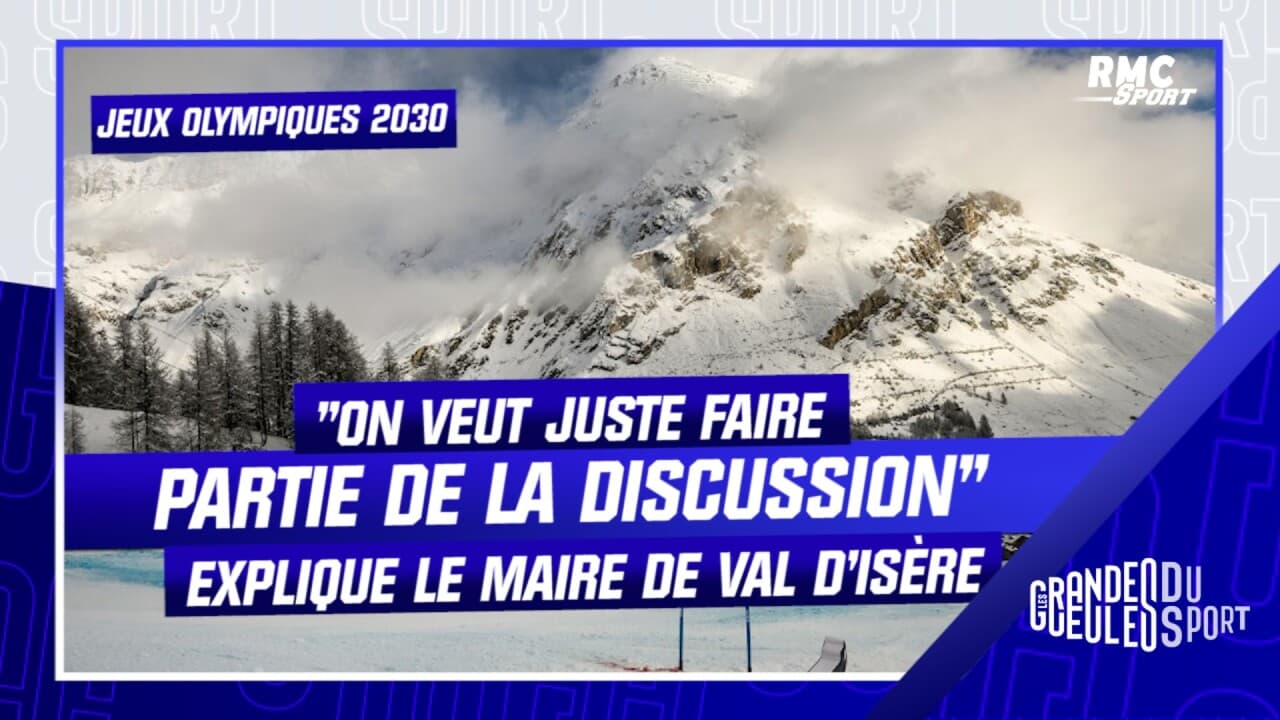 Jeux olympiques d'hiver 2030 "On veut juste faire partie de la