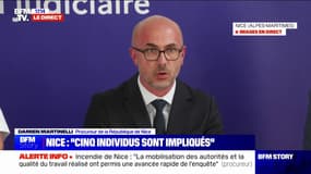 Incendie de Nice: "La piste de faits intervenant dans le cadre d'un conflit sur fond de trafic de stupéfiants se confirme", détaille le procureur de la République