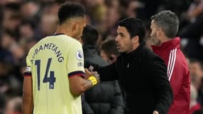 Pierre-Emerick Aubameyang et Mikel Arteta