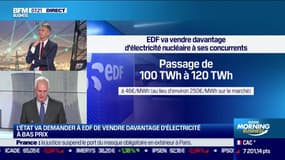 EDF contraint de vendre plus d'électricité à bas coût: