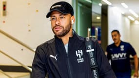 Neymar avec Al-Hilal le 18 septembre 2023