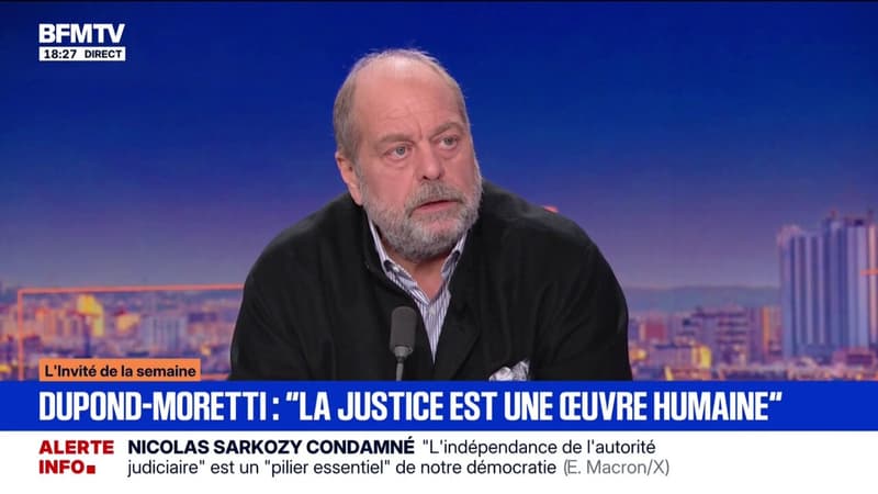 Pour Éric Dupond-Moretti, l'exécution provisoire est 