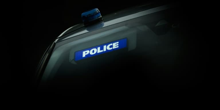 Un véhicule de police - Image d'illustration 