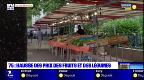 Paris: le prix des fruits et des légumes en forte hausse cet été