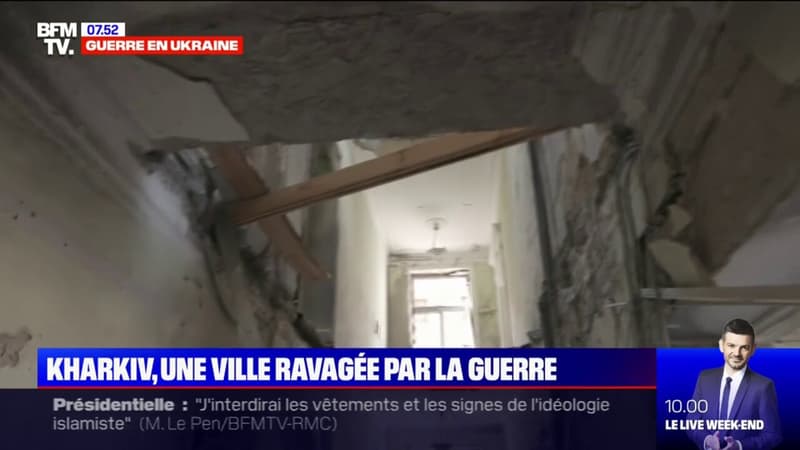 Guerre en Ukraine: Kharkiv, une ville ravagée