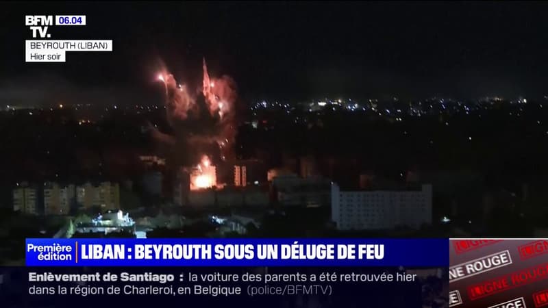 Liban: Beyrouth sous un déluge de feu, au moins six immeubles se sont effondrés dans la nuit