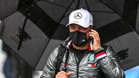 Valterri Bottas de Mercedes sur le circuit de l'Eifel