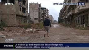 Homs, une ville syrienne martyre où la vie reprend timidement au milieu des ruines