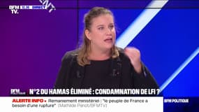 Guerre Israël/ Hamas: "On est en train d'enterrer la solution à deux États" affirme Mathilde Panot