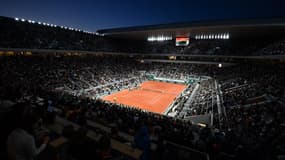 Le court central de Roland-Garros le 31/05/2022