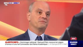 Assassinat de Samuel Paty: "Ce qui se joue derrière cet assassinat doit être expliqué aux enfants, cela se fera par les professeurs et ceux pour qui la liberté d'expression est le métier" affirme Jean-Michel Blanquer