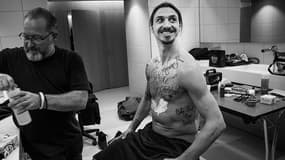 Zlatan Ibrahimovic avec quelques tatouages en moins...