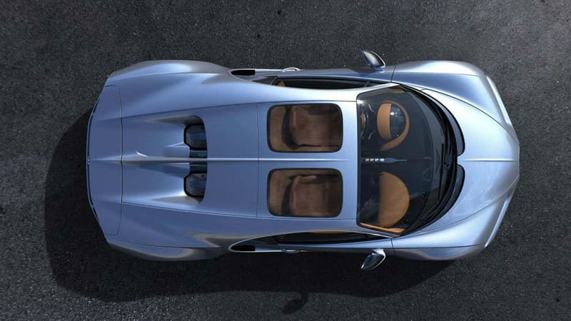 Le nouveau toit panoramique "Sky View" proposé en option sur la Bugatti Chiron