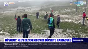 Hautes-Alpes: plus de 350 kg de déchets ramassés lors d'une opération de nettoyage au Dévoluy