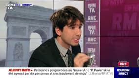 Juan Branco affirme "avoir accompagné" Piotr Pavlenski "en tant qu'avocat"
