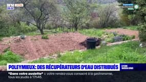 Métropole de Lyon: des récupérateurs d'eau de pluie distribués à Poleymieux-au-Mont-d'Or