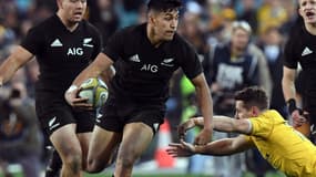 A l'image de Rieko Ioane, les All Blacks ont largement dominé l'Australie durant la première période du match d'ouverture des Four Nations.