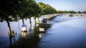 Zone inondée le 19 juillet 2021 entre Bergen et Nieuw Bergen aux Pays-Bas