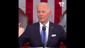 Joe Biden devant le Congrès américain: "Il est temps de faire croître l'économie du bas vers le haut"