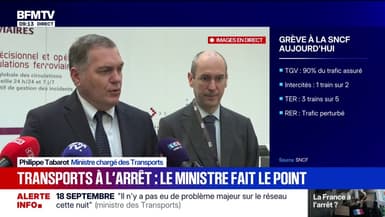 Grève du 18 septembre: Philippe Tabarot, ministre démissionnaire chargé des Transports, précise que les lignes de métro à Paris sont "moins perturbées" que prévu 