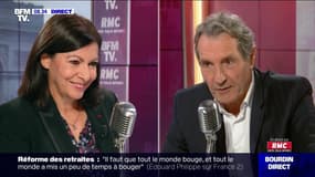 Anne Hidalgo face à Jean-Jacques Bourdin sur RMC et BFMTV