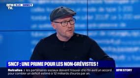 Primes à la SNCF pour les non-grévistes: pour Fabien Villedieu (SUD Rail), "c'est juridiquement condamnable et particulièrement choquant"