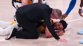 Tyrese Haliburton se blesse gravement lors du match 7 entre OKC et les Pacers, le 22 juin 2025