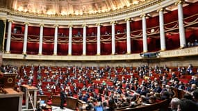 Jean Castex à l'Assemblée nationale, le 5 janvier 2022 à Paris