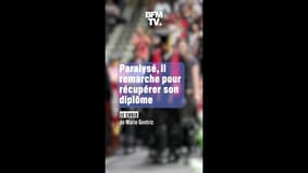Paralysé, cet étudiant remarche pour récupérer son diplôme universitaire 